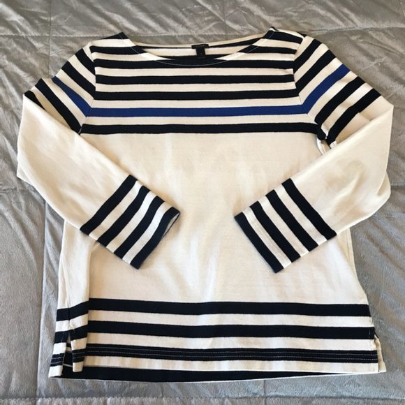 J. Crew Tops - J Crew 3/4 Length Sleeve Top Size S